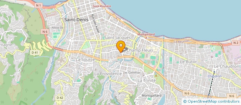 localisation de l'entreprise PARTAGE POPULAIRE INTERNATIONAL à SAINT-DENIS