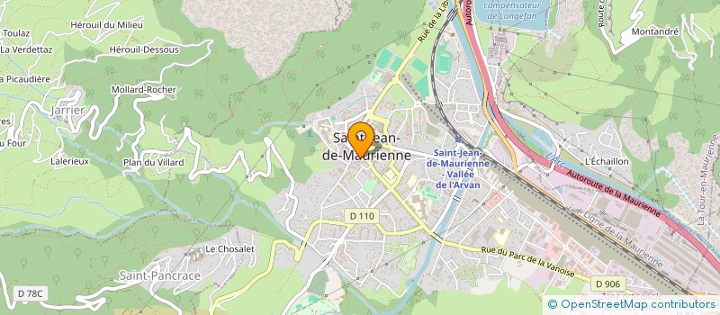 localisation de l'entreprise PARTAGE SOLIDAIRE à SAINT-JEAN-DE-MAURIENNE