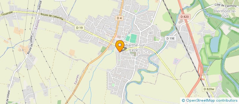 localisation de l'entreprise PARTAGE TON ART  MIREMONT