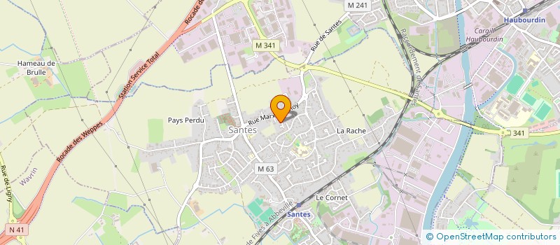 localisation de l'entreprise PARTAGE TON HANDICAP à SANTES