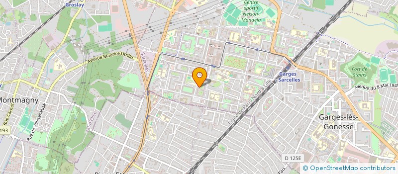 localisation de l'entreprise PARTAGE TON PAIN AVEC CELUI QUI A FAIM  SARCELLES