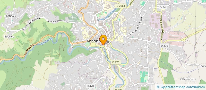 localisation de l'entreprise PARTAGE TON R'PAS à ANNONAY