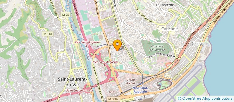 localisation de l'entreprise PARTAGE TON TALENT à NICE