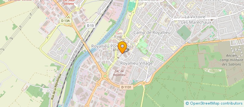 localisation de l'entreprise PARTAGEONS  COMPIEGNE