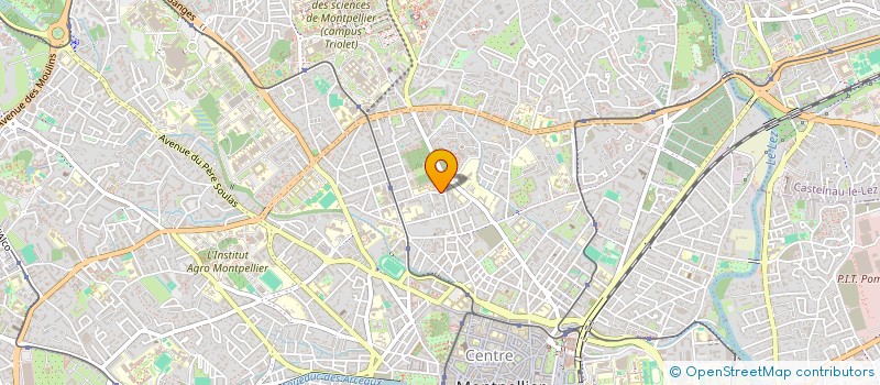 localisation de l'entreprise PARTAGEONS ENSEMBLE 34 à MONTPELLIER