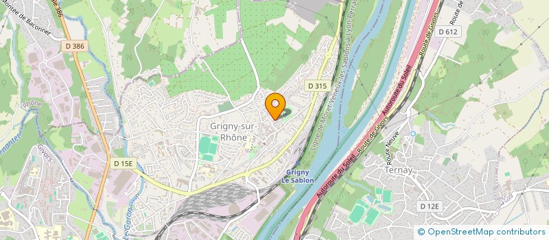 localisation de l'entreprise PARTAGEONS L'HABITAT  GRIGNY