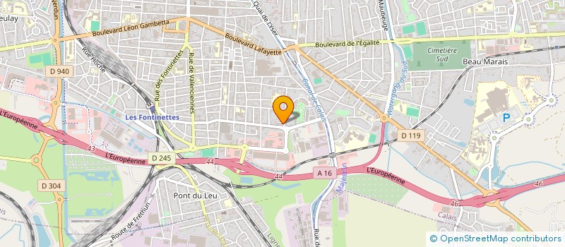 localisation de l'entreprise PARTAGEONS LA RUE - CALAIS à CALAIS