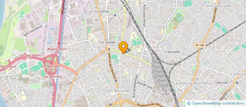 localisation de l'entreprise PARTAGEONS LES JARDINS ! à TOULOUSE
