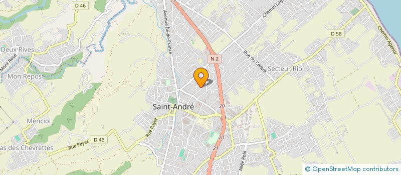 localisation de l'entreprise PARTAGEONS NOTRE BONHEUR à SAINT-ANDRE