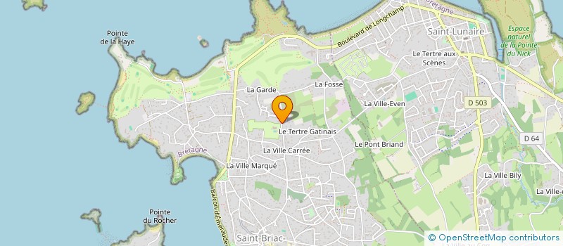 localisation de l'entreprise PARTAGER GRANDIR  SAINT-BRIAC-SUR-MER