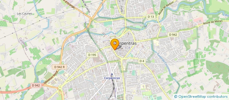 localisation de l'entreprise PARTAGES EN VAUCLUSE  CARPENTRAS