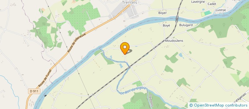 localisation de l'entreprise PARTALOU  TREMONS