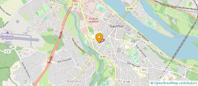 localisation de l'entreprise PARTANT A ET CIE à SAUMUR
