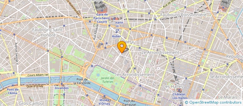 localisation de l'entreprise PARTARCA à PARIS