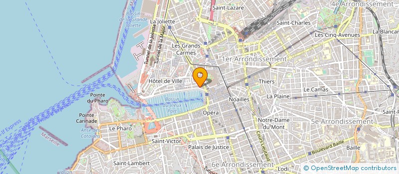 localisation de l'entreprise PARTE à MARSEILLE