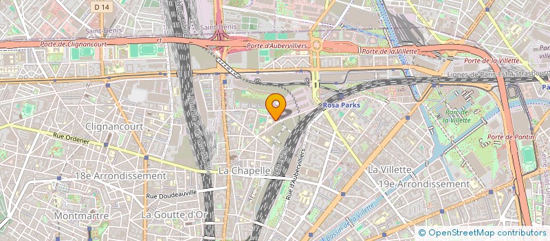 localisation de l'entreprise PARTEIS  PARIS