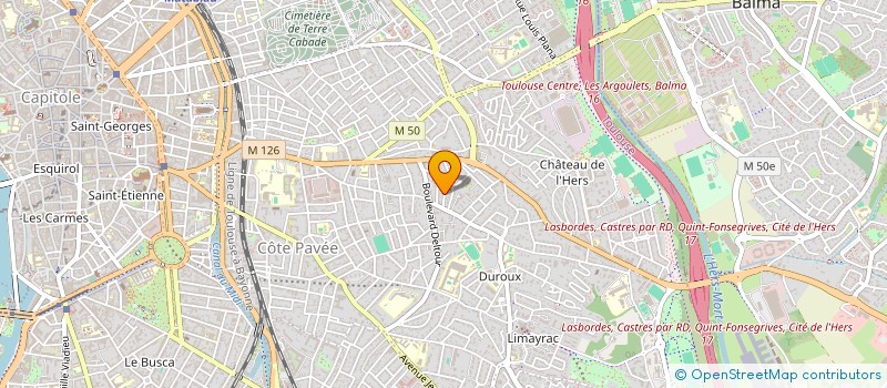 localisation de l'entreprise PARTELIA OT à TOULOUSE