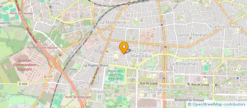 localisation de l'entreprise PARTEN'AI'RE  RENNES