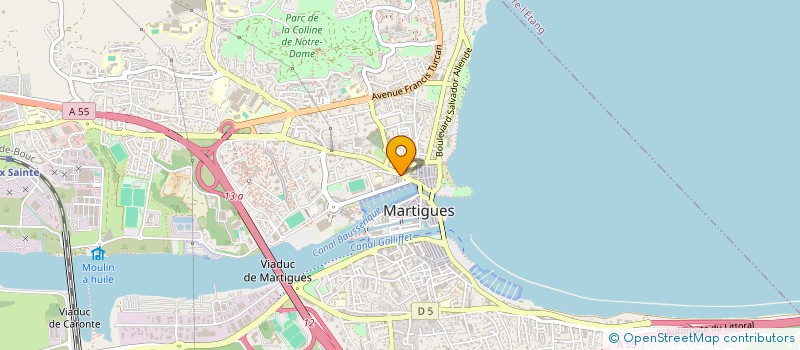 localisation de l'entreprise PARTEN'AIR à MARTIGUES