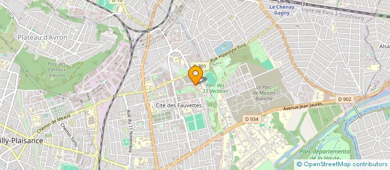localisation de l'entreprise PARTEN'AIR à NEUILLY-SUR-MARNE