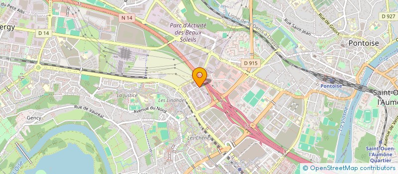 localisation de l'entreprise PARTENAIRE BATIMENT  CERGY