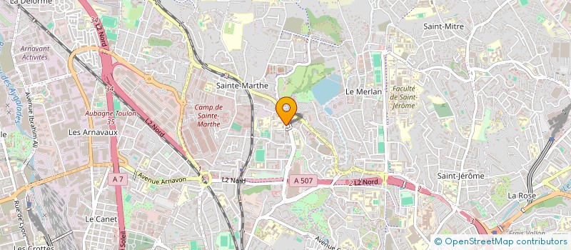 localisation de l'entreprise PARTENAIRE COMPETENCES à MARSEILLE