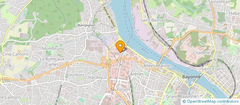 localisation de l'entreprise PARTENAIRE EMPLOI  ANGLET