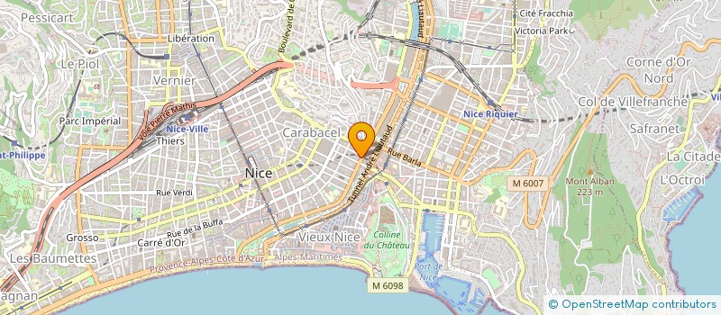 localisation de l'entreprise PARTENAIRE ENTREPRISE à NICE