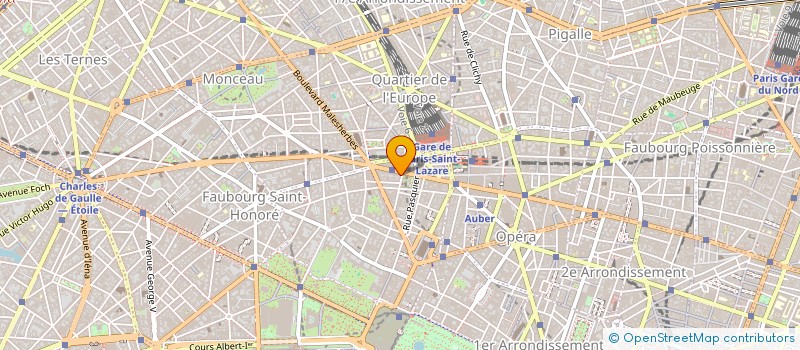 localisation de l'entreprise PARTENAIRE EUROPE  PARIS