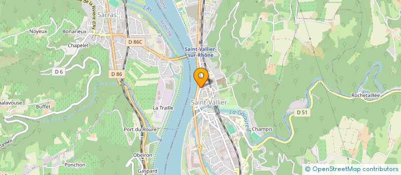 localisation de l'entreprise PARTENAIRE IMMOBILIER  TAIN-L'HERMITAGE