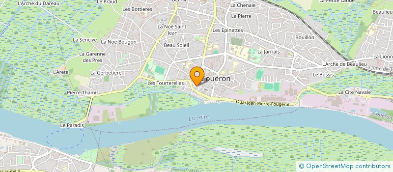 localisation de l'entreprise PARTENAIRE LOIRE à COUERON