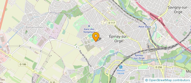 localisation de l'entreprise PARTENAIRE MAINTENANCE MULTITECHNIQUES  EPINAY-SUR-ORGE