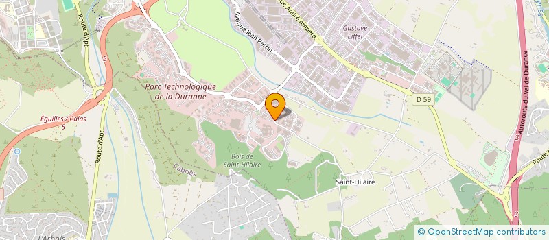 localisation de l'entreprise PARTENAIRE NETTOYAGE à AIX-EN-PROVENCE