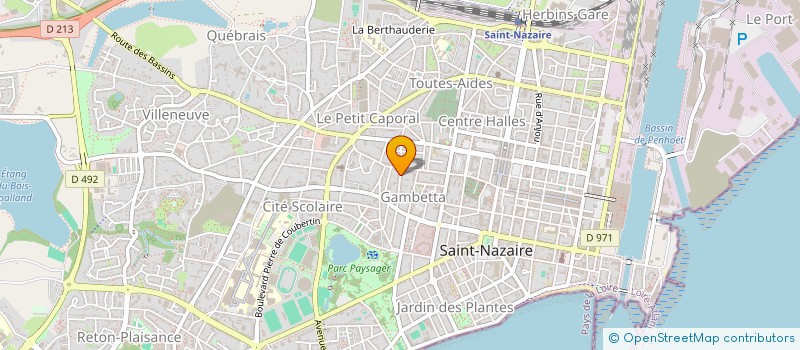 localisation de l'entreprise PARTENAIRE PARTICULIER  SAINT-NAZAIRE