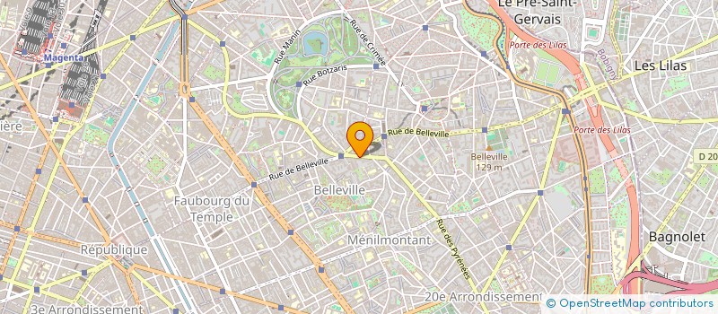 localisation de l'entreprise PARTENAIRE PARTICULIER  PARIS