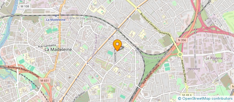 localisation de l'entreprise PARTENAIRE RH à MARCQ-EN-BARUL