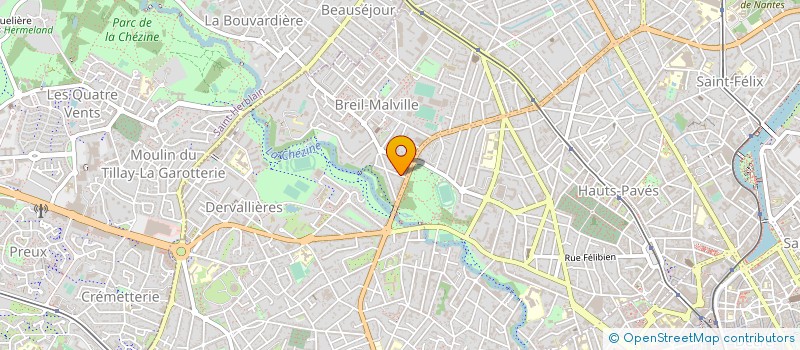 localisation de l'entreprise PARTENAIRE SECURITE PROTECTION à NANTES