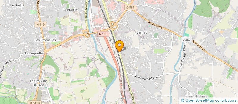 localisation de l'entreprise PARTENAIRE SPORTIF  SAINT-HILAIRE-DE-BRETHMAS