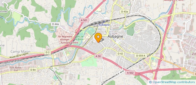 localisation de l'entreprise PARTENAIRES à AUBAGNE