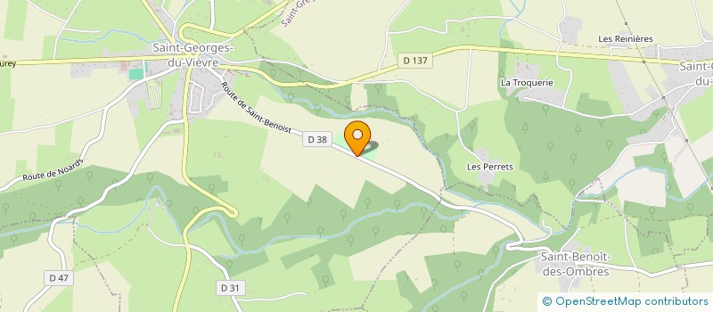 localisation de l'entreprise PARTENAIRES CHATEAU LAVANDE  SAINT-GREGOIRE-DU-VIEVRE