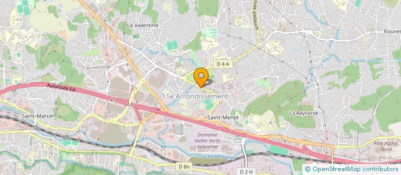 localisation de l'entreprise PARTENAIRES CONSTRUCTIONS  MARSEILLE