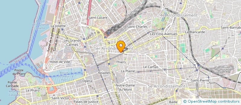 localisation de l'entreprise PARTENAIRES DU PUBLIC EN ACTION à MARSEILLE