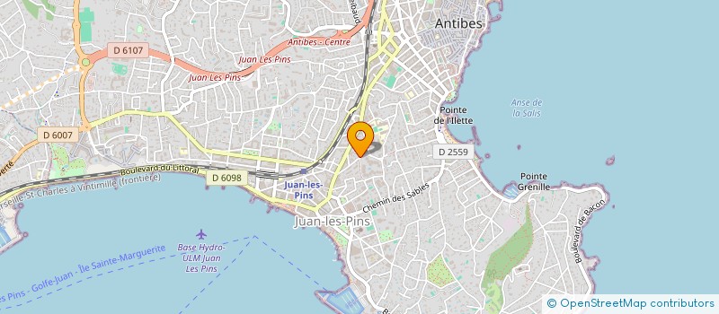 localisation de l'entreprise PARTENAIRES ET COMPETENCES à ANTIBES