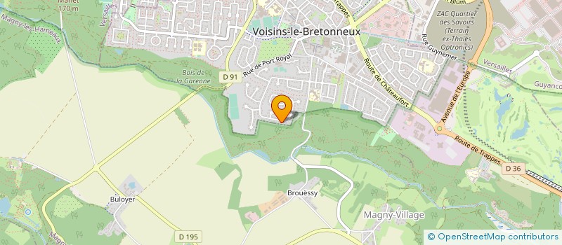 localisation de l'entreprise PARTENAIRES ET SYNERGIES à VOISINS-LE-BRETONNEUX