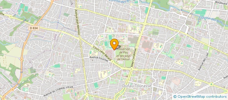 localisation de l'entreprise PARTENAIRES IAE ADOUR à PAU