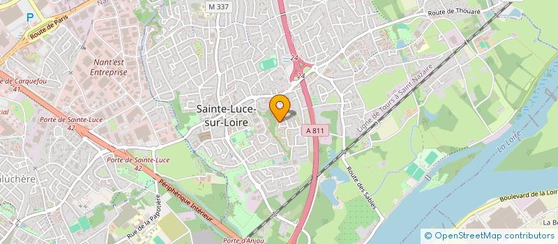 localisation de l'entreprise PARTENAIRES INFORMATIQUES à NANTES