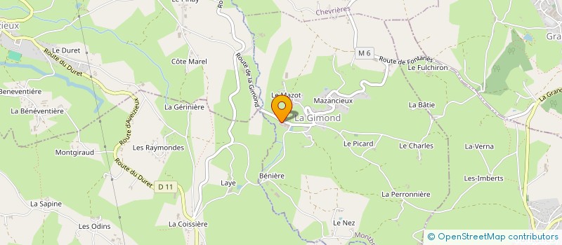 localisation de l'entreprise PARTENAIRES JCC  LA GIMOND