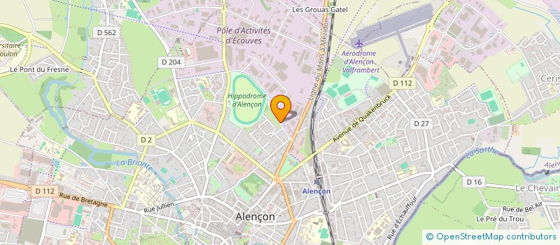 localisation de l'entreprise PARTENAIRES POUR LA VILLE à ALENCON