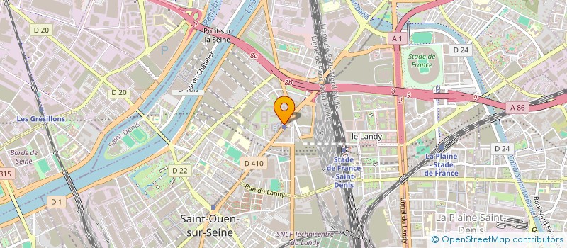localisation de l'entreprise PARTENAIRES POUR LA VILLE A SAINT-DENIS à SAINT-DENIS