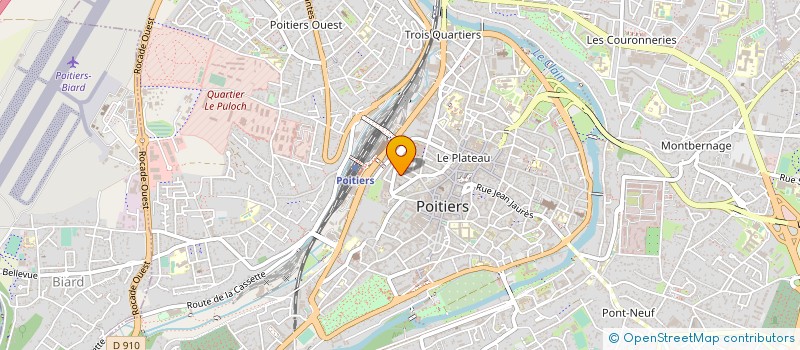 localisation de l'entreprise PARTENAIRES PRETS IMMOBILIERS à POITIERS
